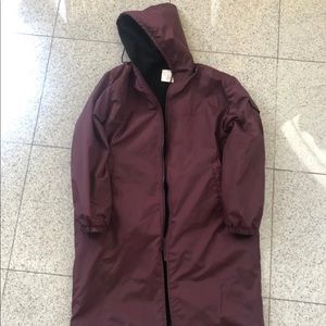 Maroon Swim Parka
